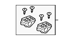 32430687 - Body: Cushion Frame Mount Kit for Volvo Image