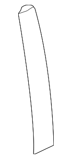 72430TBAA01 - Body: Pillar Molding for Honda: Civic, Insight Image