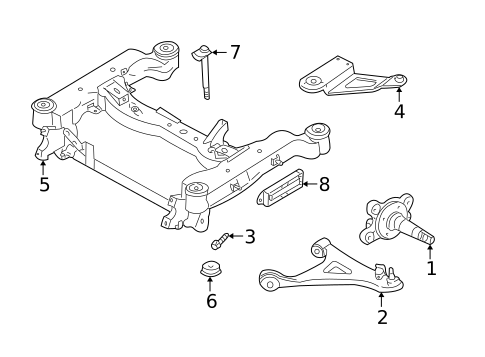 Suspension Components for 2002 INFINITI Q45 #1