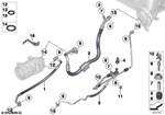 64536842534 - Heater and Air Conditioning: Pressure Hose Assy Compressor-Condenser for BMW Image