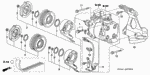 38829PDFE02 - Body/Air Conditioning: NUT (9MM) for Honda Image