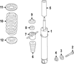 55367DO120 - Suspension: Shock for Kia: EV9 Image