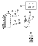 68069568AA - Cooling: Isolator Kit for Mopar Image