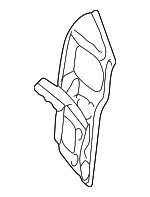 4B9809290D - Body: Pillar Reinforced for Audi: A6 Quattro, Allroad Quattro, S6 Image