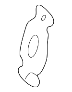 4B0809237B - Body: Striker Plate for Audi: A3, A3 Quattro, A4, A4 Quattro, A5 Quattro, A6, A6 Quattro, A7 Quattro, allroad, Allroad Quattro, Q5, Q7, RS5, RS7, S3, S4, S5, S6, S7, SQ5, TT, TT Quattro Image