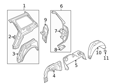 Inner Structure for 2001 Audi Allroad Quattro #0