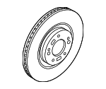 58411D4650 - Brakes: Rotor for Kia: Cadenza, Niro EV Image