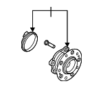 52730C1100 - Brakes: Hub &amp; Bearing for Kia: Cadenza, Optima, Sportage Image