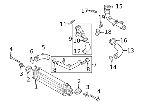 Intercooler for 2019 Volvo S90 #0
