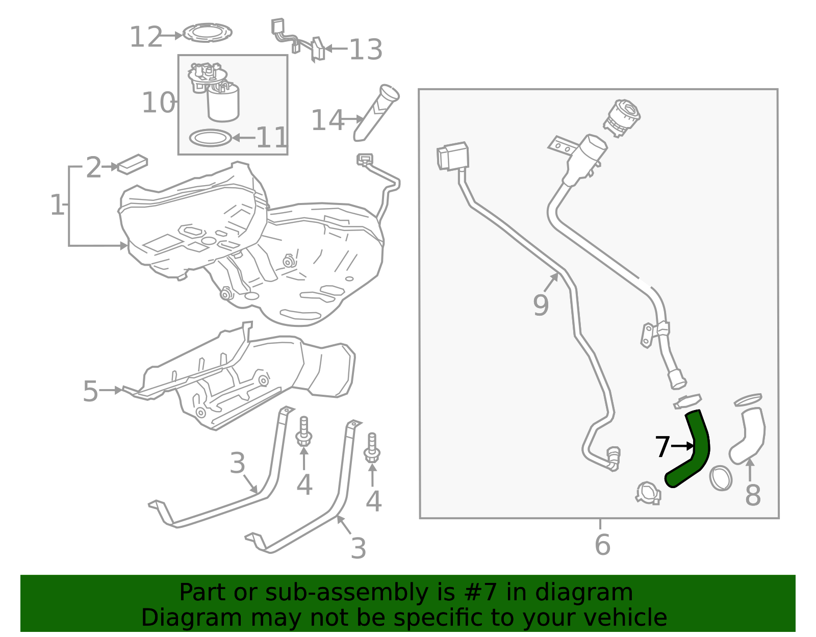 2018-2019 Buick LaCrosse Fuel Tank Filler Hose 84033774 | Capital Chevy ...