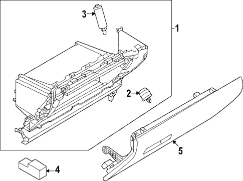 Glove Box for 2025 Mazda CX-70 #0