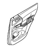 82909W071P - : Door Trim Panel for Mitsubishi: Outlander Image