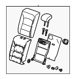84237161 - Body: Seat Back Assembly for Chevrolet: Malibu Image