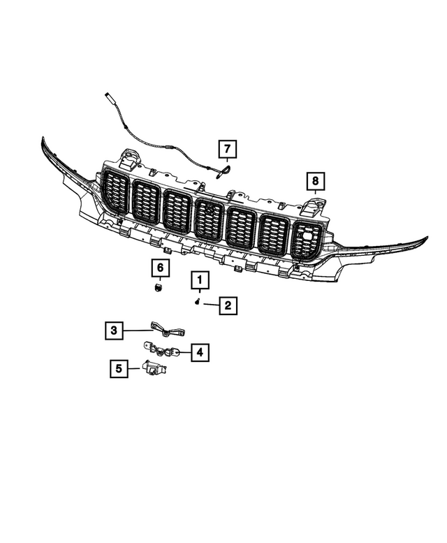 68615730AB - Electrical: Camera Bracket for Mopar Image