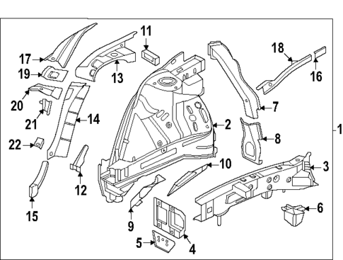 Structural Components & Rails for 2025 Hyundai Ioniq 5 #0