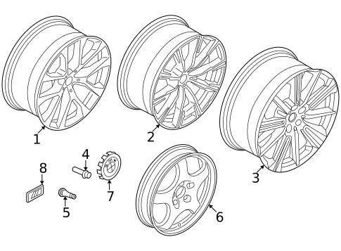 Spare Tire & Wheel for 2021 BMW X6 #0