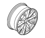 36118071997 - : Wheel, Alloy for BMW: X5, X6 Image