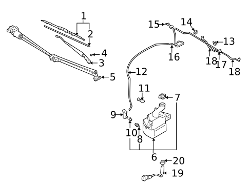 Radiator & Components for 2003 Chrysler Sebring #4