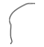 MB084759 - Body: Windshield Washer Hose for Chrysler: Sebring | Dodge: Stratus Image