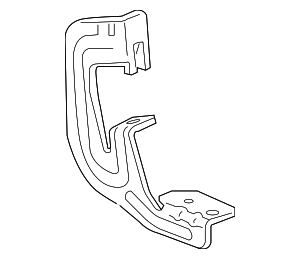 19211749 - Serviceable Components: Running Board Mounting Bracket for Cadillac: Escalade, Escalade ESV, Escalade EXT | Chevrolet: Silverado 1500, Silverado 2500 HD, Silverado 3500 HD | GMC: Sierra 1500, Sierra 2500 HD, Sierra 3500 HD Image