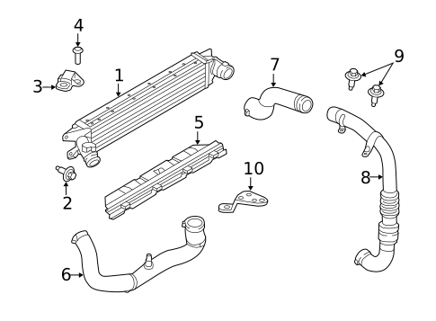 Intercooler for 2012 Ford Edge #0