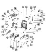 68021704AA - Interior Trim: Seat Shield, Right for Mopar Image