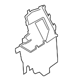 99157207201 - Body: Air Distributor for Porsche: 718 Boxster, 718 Cayman, 718 Spyder, 911, Boxster, Cayman Image