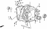 23225PA9000 - Transmission - Automatic: PLATE, OIL GUIDE for Honda Image