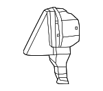 5191353AB - : Cabin Air Intake Duct for Dodge: Caliber | Jeep: Compass, Patriot | Ram: ProMaster 1500, ProMaster 2500, ProMaster 3500 Image