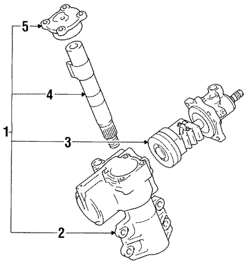 Steering Gear & Linkage for 1995 Toyota Land Cruiser #2