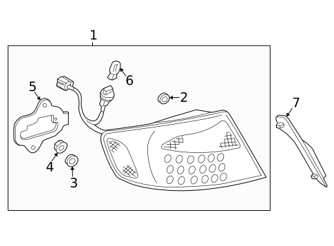 Tail Lamps for 2003 INFINITI G35 #0