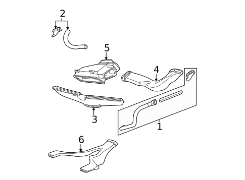 Ducts for 2005 Mercury Sable #0