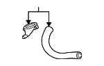 YF1Z19E630AA - Body: Vent Hose for Ford: Taurus | Mercury: Sable Image