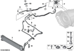 17119487041 - : Bracket Transmission Oil Cooler for BMW Image