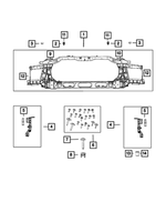 68217801AA - Cooling: Hood Bumper for Mopar Image