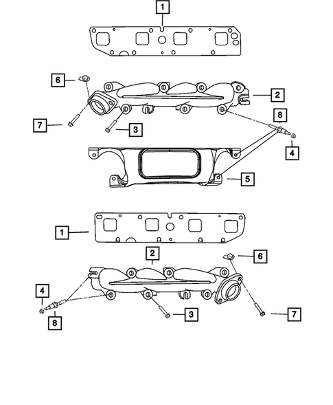 Manifolds and Vacuum Fittings for 2009 Dodge Ram 2500 #0