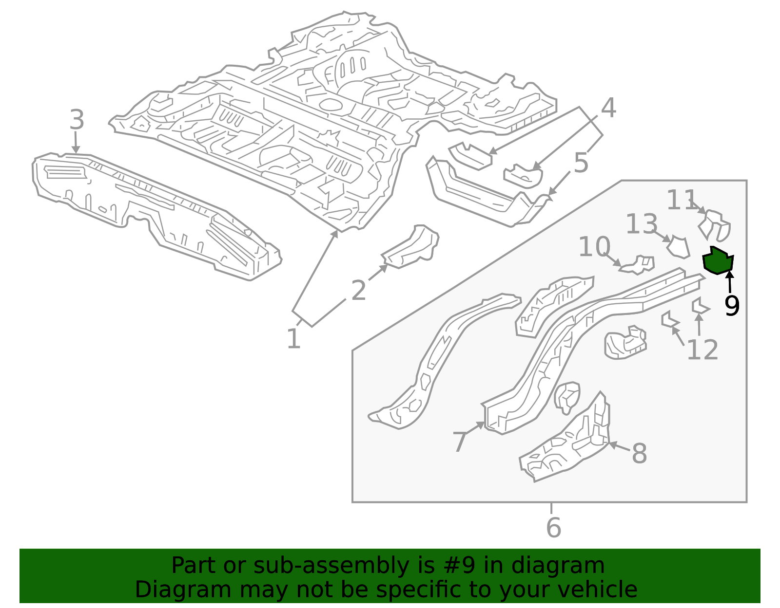 2003-2007 Honda Accord Bumper Cover Reinforcement Beam Bracket 65669 ...