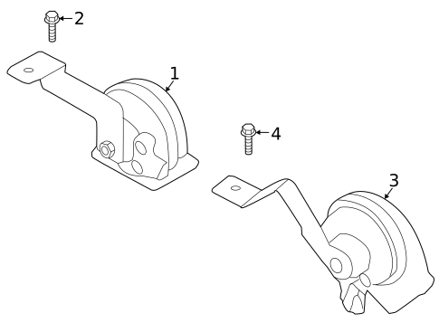 Horn for 2025 Genesis GV70 #0