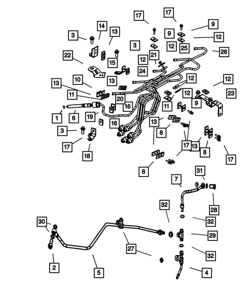 Fuel Lines for 2001 Dodge Ram 2500 #0