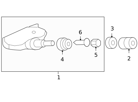 Tire Pressure Monitor Components for 2009 Honda Civic #0