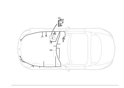 Engine Cable Harness, Body Mounted for 2013 Mercedes-Benz SLS AMG #0