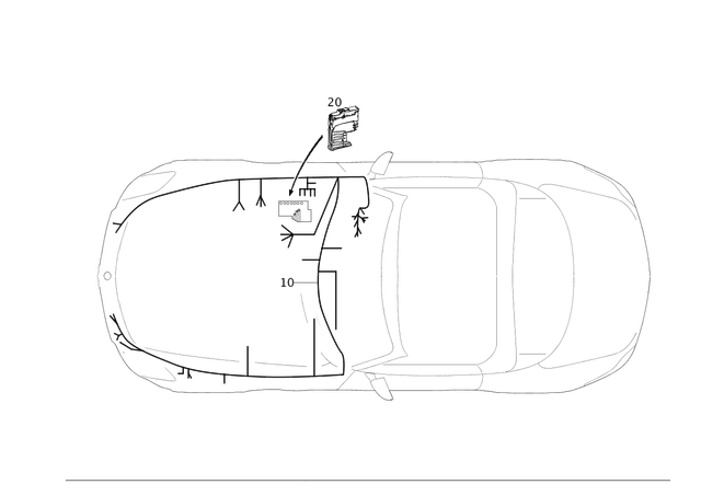 1975403007 - Electrical Equipment and Instruments: Electrical Wiring Harness for Mercedes-Benz: SLS AMG Image image