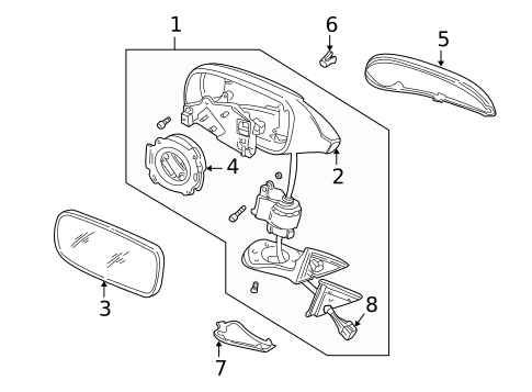 Outside Mirrors for 2003 Jaguar XJR #0
