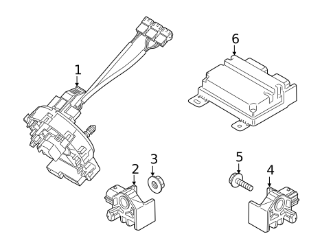 Air Bag Components for 2024 Hyundai Venue #1