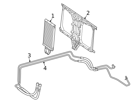 Oil Cooler for 2022 Mercedes-Benz Sprinter 3500 #0