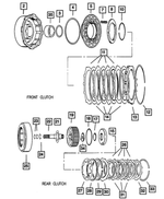 4058437AB - Automatic Transmission 4 Speed: Clutch Retainer for Dodge: Dakota, Durango, Ram 2500, Ram 3500 Image