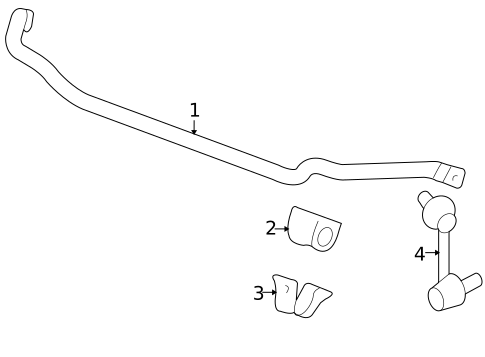 Stabilizer Bar & Components for 2008 Saturn Sky #0