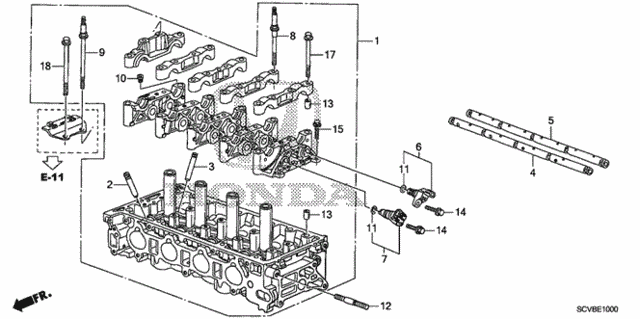 Cylinder Head for 2011 Honda Element #0