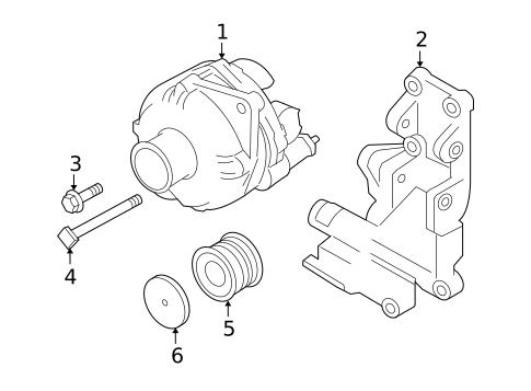 Alternator/Generator & Related Components for 2008 Mitsubishi Outlander #0
