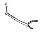 3CN807221FGRU - Body: Bumper Cover for Volkswagen Image